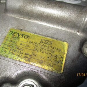 Fiat 500 Fiat Bravo II Doblo Idea  Panda  Punto Stilo 1200 Benzina anno dal 2007 al 2015 Compressore aria condizionata SCSB06 5A7875200 51747318