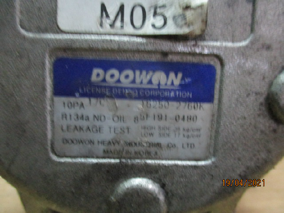 Kia Sportage Hyundai Tucson anno dal 2004 al 2010 Compressore aria condizionata 16250-2760K