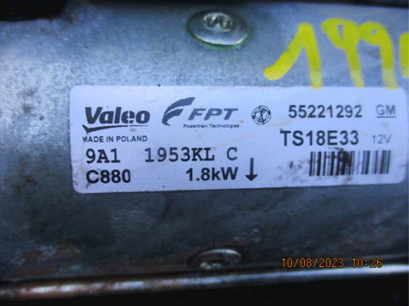 Lancia Musa Opel corsa D Meriva A Fiat 1300 Diesel anno dal 2004 al 2012 Motorino avviamento 55221292