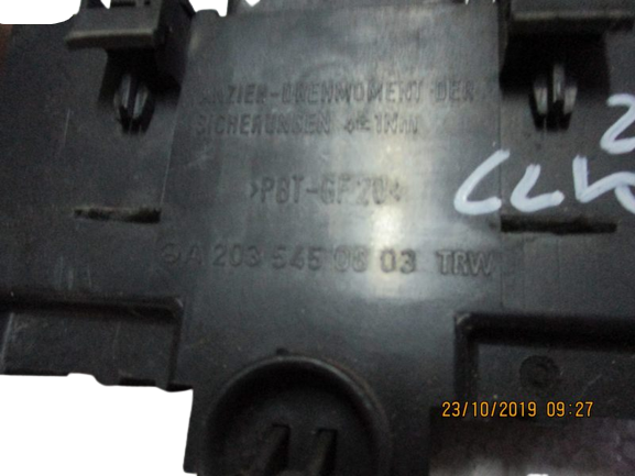 Mercedes Classe CLK W209 Classe C W203 anno dal 2002 al 2009 Terminale batteria Porta fusibili A2035450803