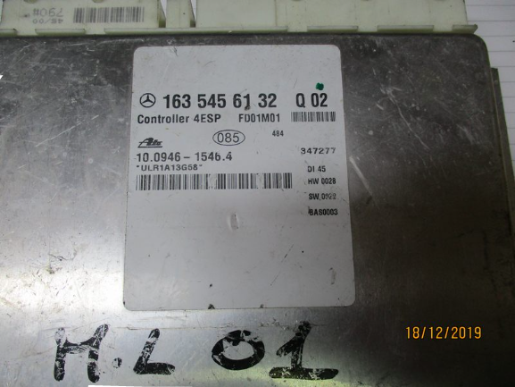 Mercedes ML W163 anno dal 1997 al 2005 Centralina ESP A1635456132 Q2
