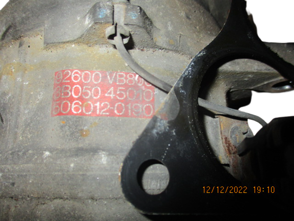 Nissan Terrano2 3000 Diesel anno dal 1999 al 2005 Compressore aria condizionata 92600 VB800 3B050 45010 506012-0190