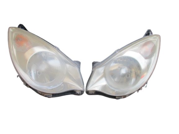 Opel Agila B 1200 Benzina anno dal 2008 al 2015 Musata muso anteriore di colore blu