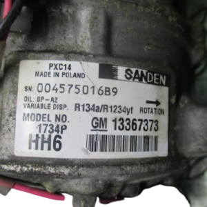 Opel Astra K Insignia A 1600 Diesel anno dal 2015 al 2021 Compressore aria condizionata 13367373