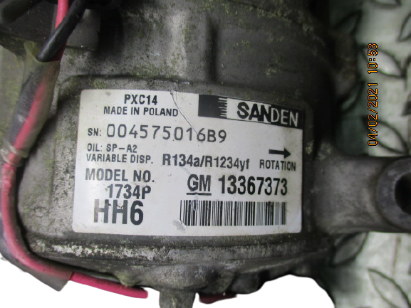 Opel Astra K Insignia A 1600 Diesel anno dal 2015 al 2021 Compressore aria condizionata 13367373