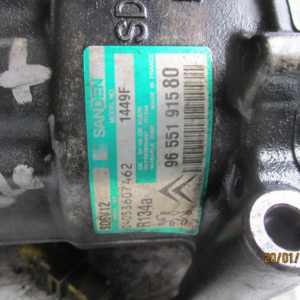 Peugeot 307 206 anno dal 2002 al 2009 Compressore aria condizionata  9655191580