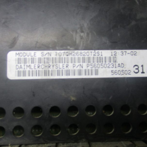 Jeep Grand Cherokee 2700 Diesel anno dal 1998 la 2004 Centralina Porta fusibili   P56050231AD