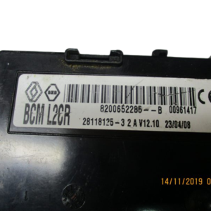 Renault Clio 3° serie  anno dal 2005 al 2013 Centralina Body computer 8200652285-B