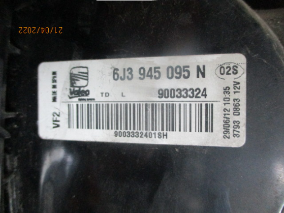 Seat Ibiza anno dal 2008 al 2017 Fanale posteriore sinistro 6J3945095N