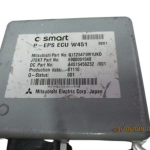 Smart ForTwo W451 anno dal 2007 al 2015 Centralina Servosterzo A4515456232 001 6900001548