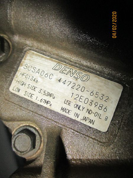 Toyota Yaris Verso e Yaris anno dal 1999 al 2006 Compressore aria condizionata 447220-6532