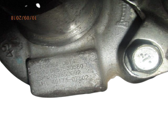 Citroen C3, C4, Berlingo Peugeot 307, 207 Ford Fiesta / Focus / C-Max / Fusion Fiat Scudo Volvo S40, V50 Suzuki Swift 1600 Diesel anno dal 2005 al 2009 Turbina TD025S2-06TA 49173-07502 9657530580