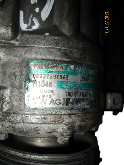 Volkswagen Golf 5 Audi A3 Seat Altea Skoda anno dal 2003 al 2008 Compressore aria condizionata Sanden 1K0820803D