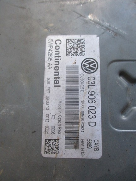 Volkswagen Polo 6R anno dal 2009 al 2017 Centralina motore ecu Continetal 5WP42895AA 03L906023D