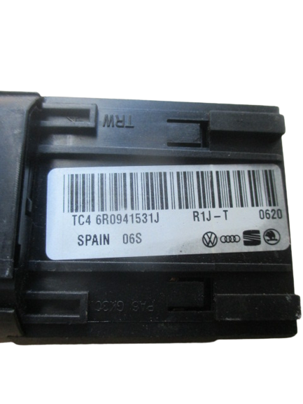 Volkswagen Polo 6R anno dal 2009 al 2017 Comandi luce 6R0941531J