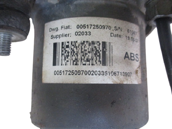 Citroen Jumper fiat ducato peugeot boxer 2200 Diesel anno dal 2006 al 2014 Abs 0265800461 00517250970