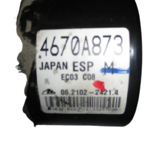 Mitsubishi ASX 1800 Diesel anno dal 2011 al 2016 gruppo Abs usato 4670a873 ate 06.2102-2421.4 06.2109-6569.3 06.2613-3976.1