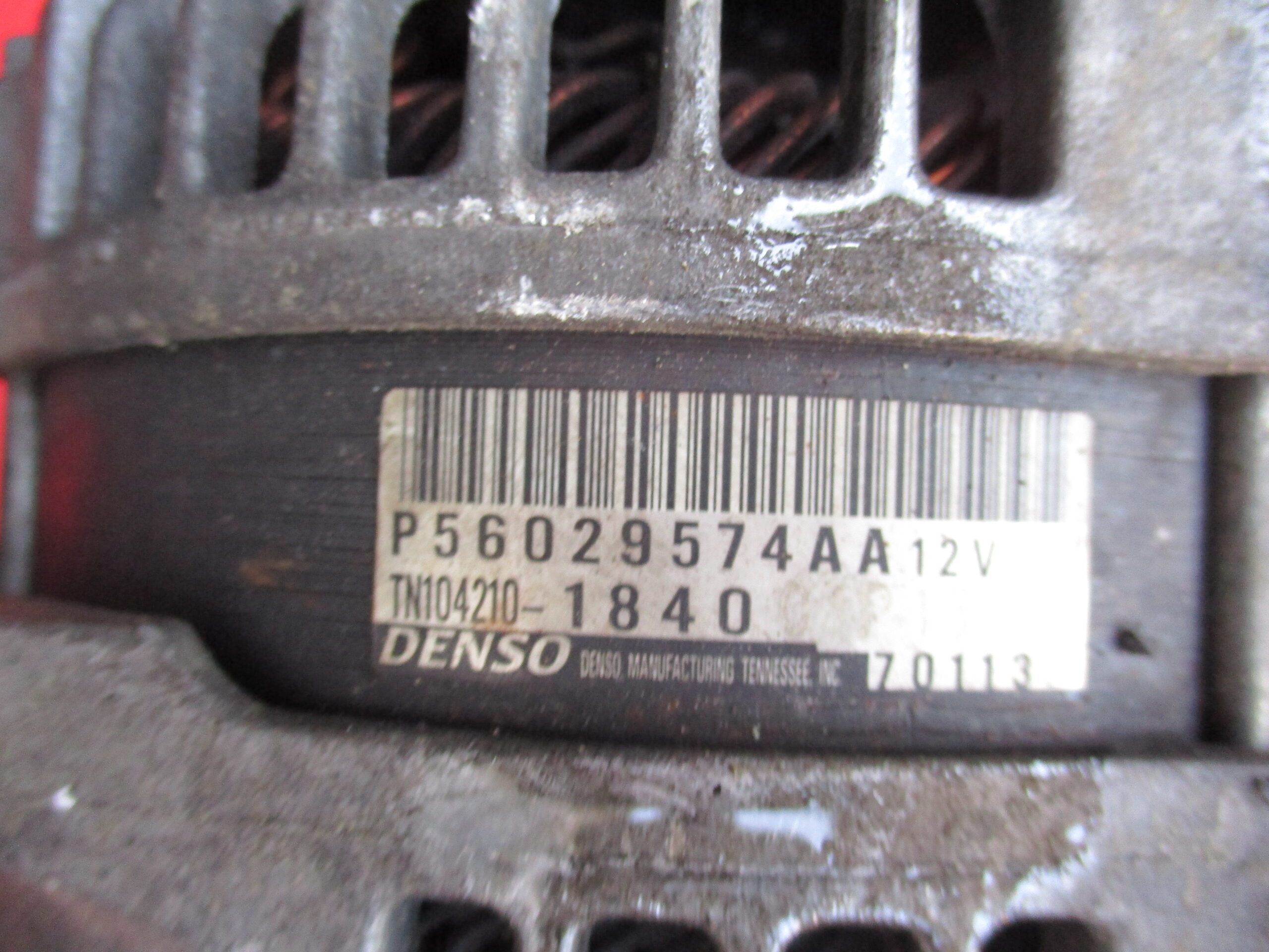 Fiat Freemont  Dodge Journey anno dal 2010 al 2016 alternatore p56029574aa
