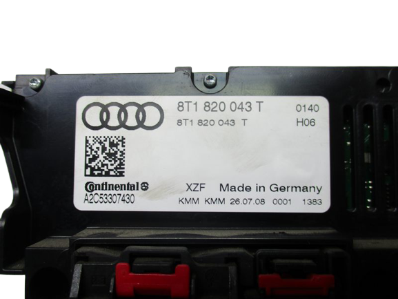 Audi A4 anno dal 2007 al 2015 Comandi climatizzatore 8T1820043T