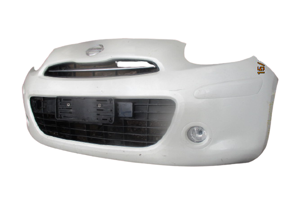 Nissan Micra K13 1200 benzina anno dal 2010 al 2016 Musata muso anteriore di colore bianco