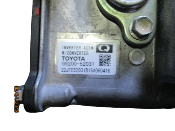 Toyota Yaris Hybrid 1500 Benzina/ibrida anno dal 2014 al 2019 Invertitore/convertitore batteria G9200-52031