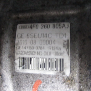 Audi A6 4F 2700 Diesel anno dal 2004 al 2012 Compressore Denso 4F0260805AJ 447150-0784 R134A