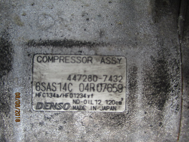 Mercedes Classe B  W246 classe A W 176 anno dal 2012 al 2019 compressore aria condizionata  447280-7432