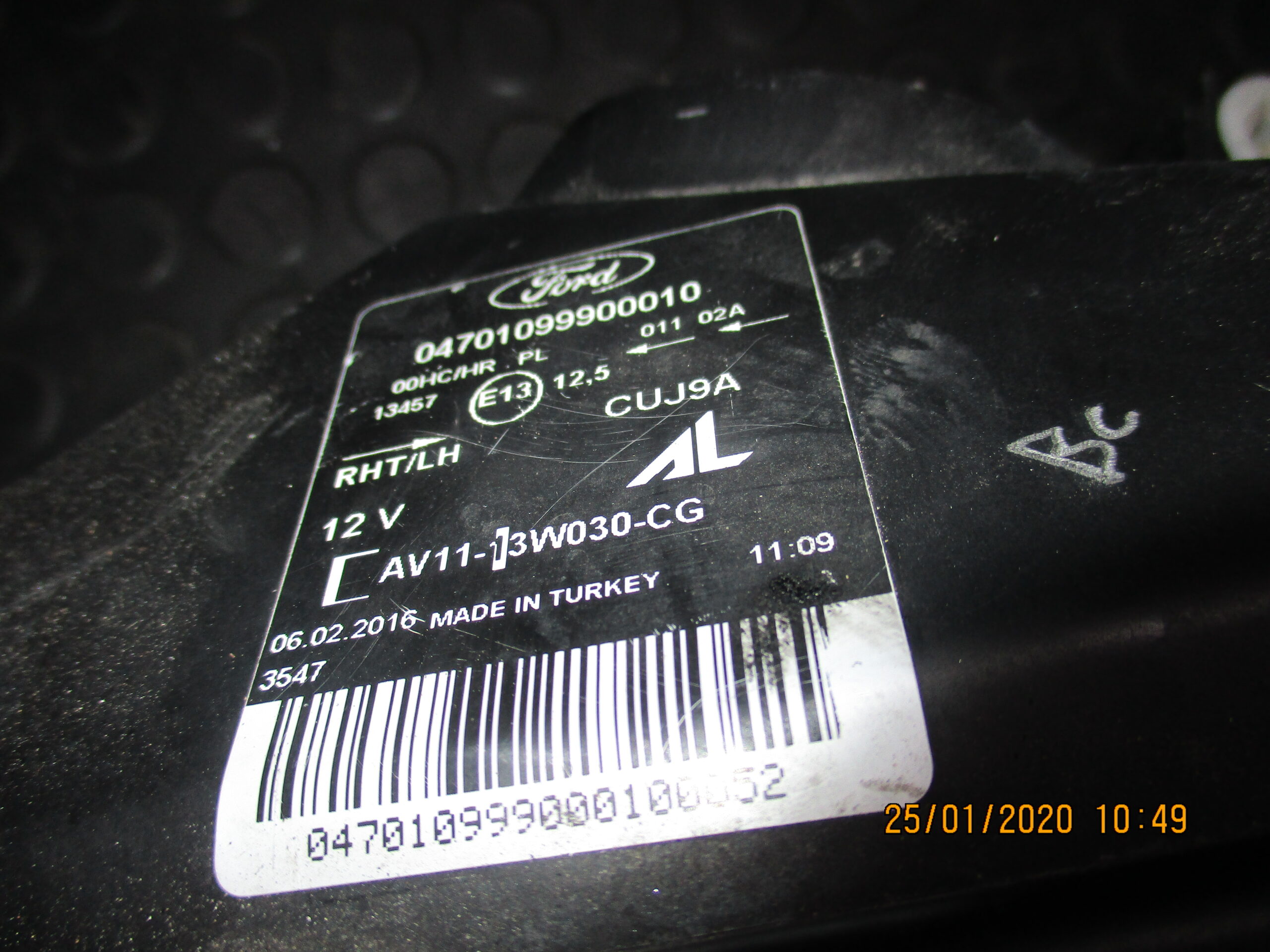 Ford B-max anno dal 2012 al 2018 fanale anteriore sinistro lenticolare AV11-13W030-CG