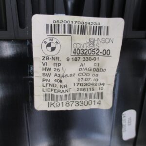 Bmw Serie 1 E87 anno dal 2006 al 2012 Quadro strumenti 4032052-00 IK9187330014 9187330-01