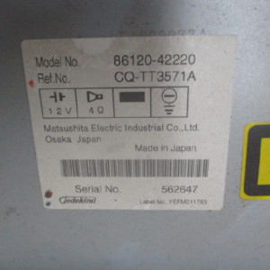 Toyota Rav4 3° serie  anno dal 2006 al 2013 Stereo Radio 86120-42220