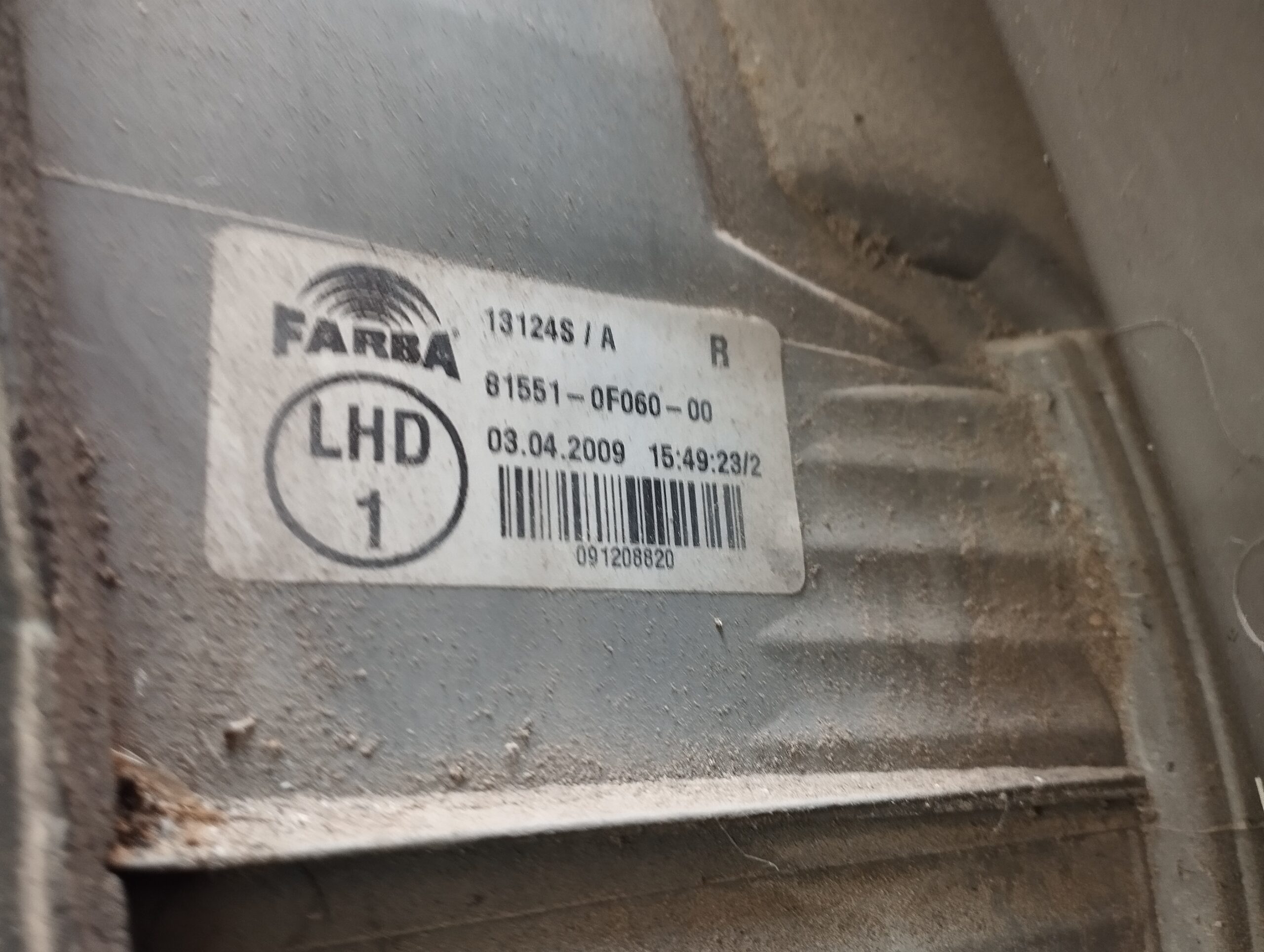 Toyota Corolla Verso anno dal 2006 al 2010 Fanale posteriore destro 81551-0f060